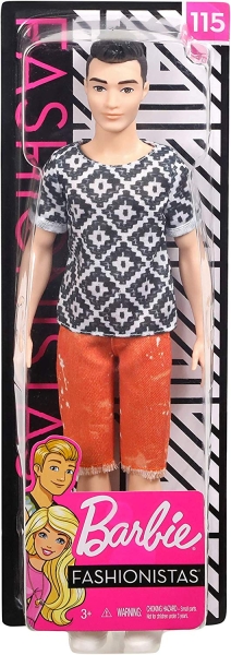 BARBIE FASHIONISTAS. DWK44 KEN, BOHO HIP