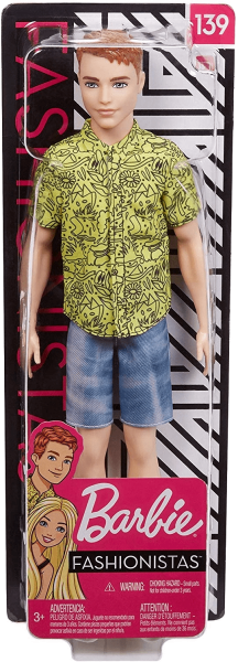 BARBIE FASHIONISTAS. GHW67 KEN W LETNIEJ KOSZULI