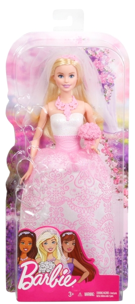 BARBIE CFF37 PANNA MŁODA SUKNIA AKCESORIA