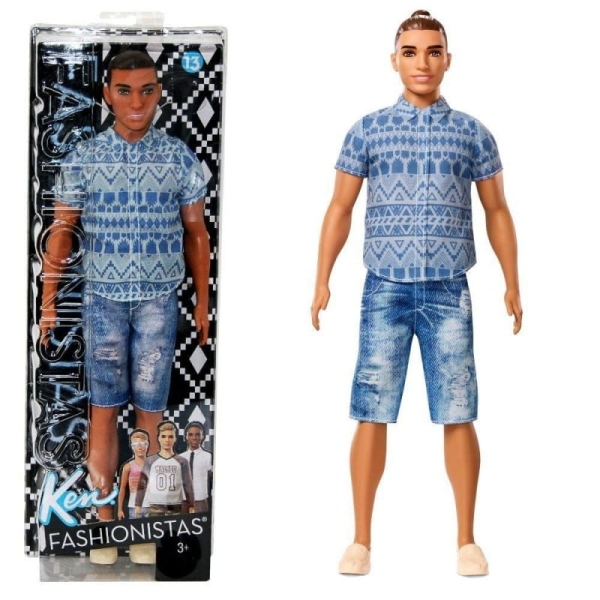 BARBIE FASHIONISTAS. DWK44 KEN W SZORTACH I KOSZULI