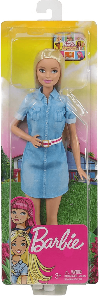 BARBIE DREAMHOUSE ADVENTURES. GHR58 LALKA W JEANSOWEJ SUKIENCE