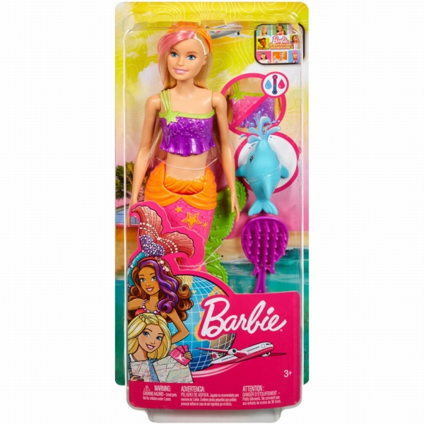 BARBIE. GGG58 ZACZAROWANA SYRENA + AKCESORIA