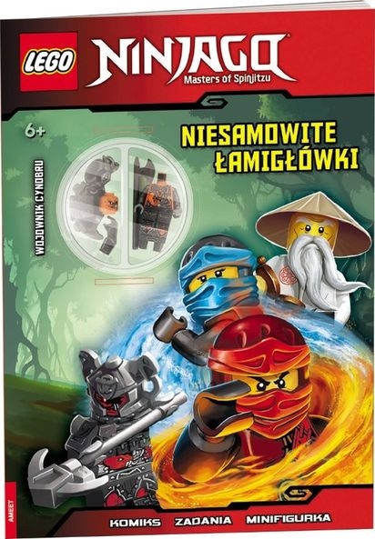 LEGO NINJAGO NIESAMOWITE ŁAMIGŁÓWKI + MINIFIGURKA 