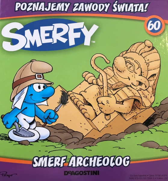 SMERFY SMERF ARCHEOLOG POZNAJEMY ZAWODY ŚWIATA 60