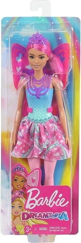 BARBIE DREAMTOPIA. GJJ98 WRÓŻKA, JASNORÓŻOWE WŁOSY