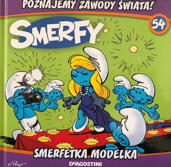 SMERFY SMERFETKA MODELKA 54 