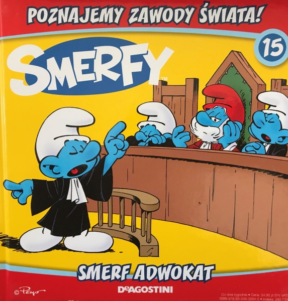 SMERFY SMERF ADWOKAT TOM 15 POZNAJEMY ZAWODY 