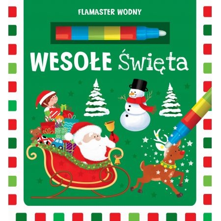 FLAMASTER WODNY WESOŁE ŚWIĘTA