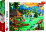 PUZZLE 3000 ELEMENTÓW ŻYCIE NA WYSPIE TREFL 