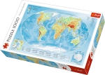 PUZZLE 1000 ELEMENTÓW MAPA FIZYCZNA ŚWIATA  
