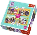 PUZZLE 4 W 1 LITTLEST PET SHOP MIŁE WSPOMNIENIA  
