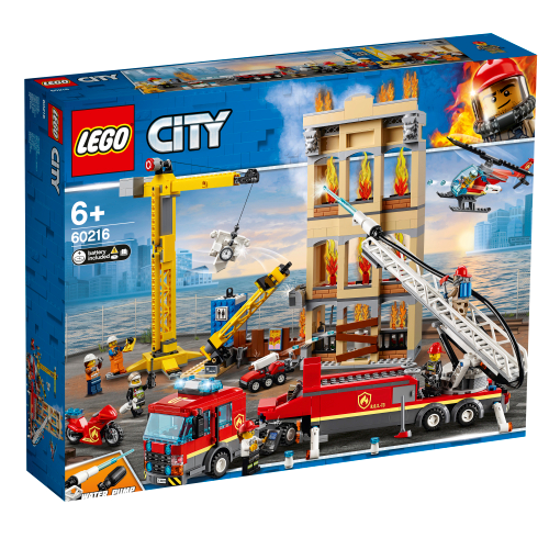 LEGO CITY 60216 STRAŻ POŻARNA W ŚRÓDMIEŚCIU V29
