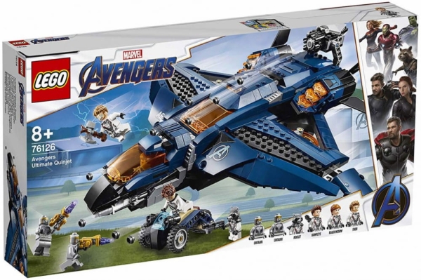 LEGO SUPER HEROES 76126 WSPANIAŁY QUINJET AVENGERSÓW