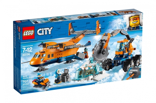 LEGO CITY 60196 ARKTYCZNY SAMOLOT DOSTAWCZY