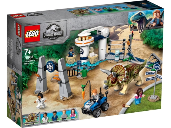 LEGO JURASSIC WORLD 75937 ATAK TRICERATOPSA
