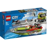 LEGO CITY GREAT VEHICLES 60254 TRANSPORTER ŁODZI WYŚCIGOWEJ