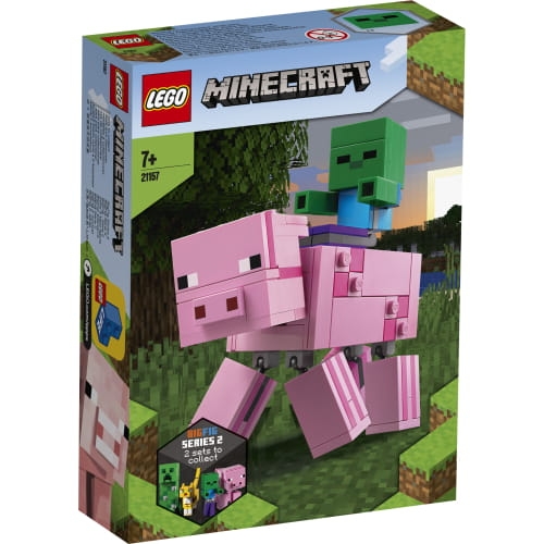 LEGO MINECRAFT. 21157 MINECRAFT BIGFIG - ŚWINKA I MAŁY ZOMBIE
