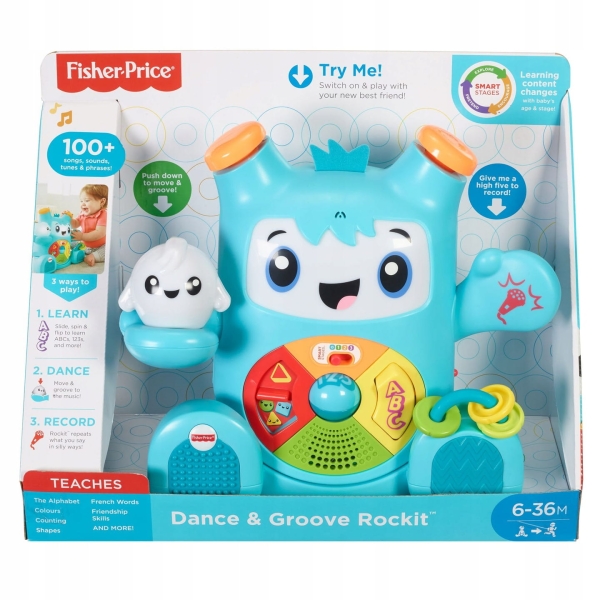 FISHER-PRICE. FXD08 INTERAKTYWNY PRZYJACIEL ROCKIT