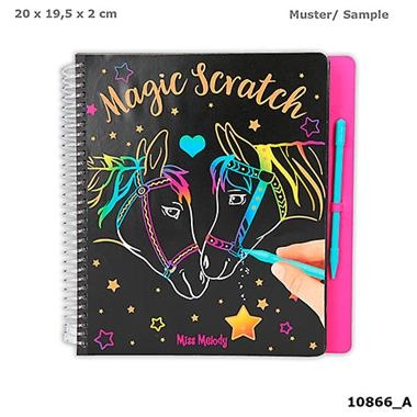 ZESTAW KREATYWNY MAGIC SCRATCH MISS MELODY 10866A