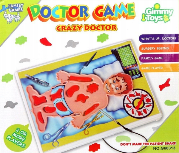 SZALONY DOKTOR GRA ZRĘCZNOŚCIOWA RODZINNA