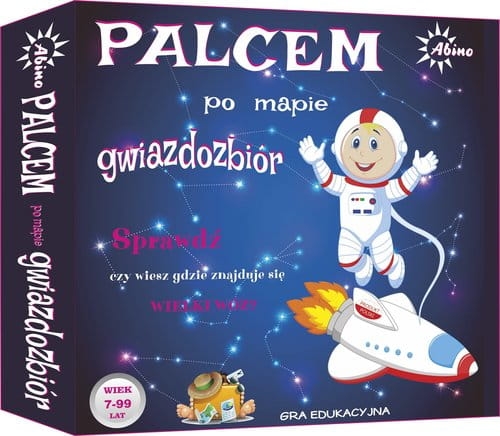PALCEM PO MAPIE GWIAZDOZBIÓR GRA EDUKACYJNA