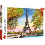 PUZZLE 500 ELEMENTÓW ROMANTYCZNY PARYŻ TREFL 