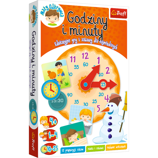 MAŁY ODKRYWCA GODZINY I MINUTY GRA