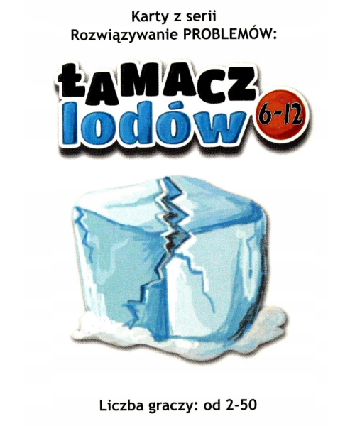 ŁAMACZ LODÓW 6-12 LAT GRA DLA DZIECI KARTY PYTANIA