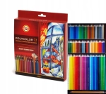 KREDKI POLYCOLOR 72 KOLORY KREATYWNY ZESTAW 