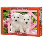 PUZZLE WHITE TERRIER PUPPIES 1500 EL PSY 