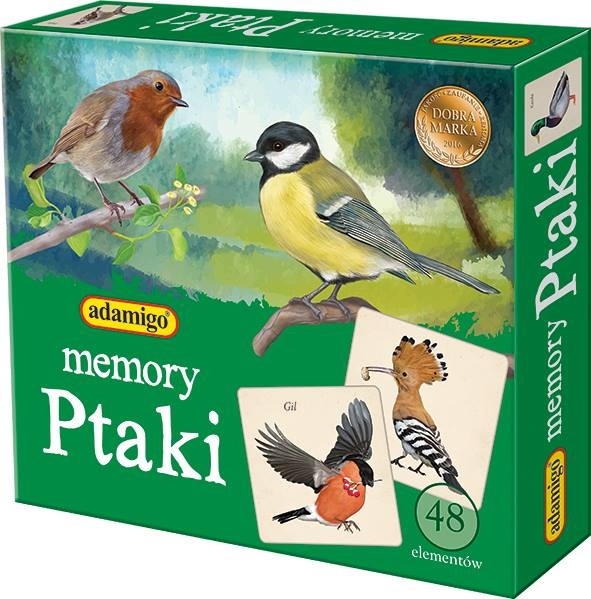GRA MEMORY PTAKI GRA PAMIĘCIOWA EDUKACYJNA