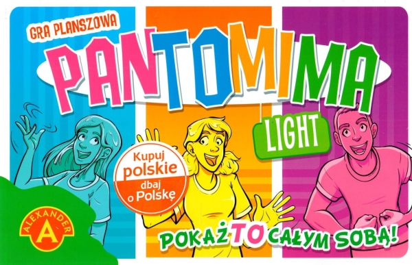 PANTOMIMA LIGHT GRA PLANSZOWA POKAZYWANIE