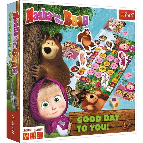 MASZA I NIEDŹWIEDŹ GOOD DAY TO YOU GRA PLANSZOWA TREFL