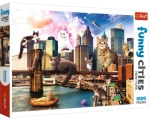 PUZZLE 1000 EL KOTY W NOWYM JORKU