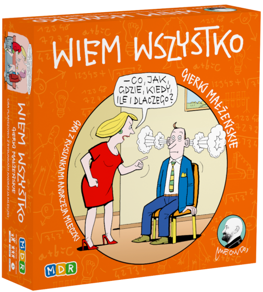 GIERKI MAŁŻEŃSKIE WIEM WSZYSTKO GRA PLANSZOWA QUIZ