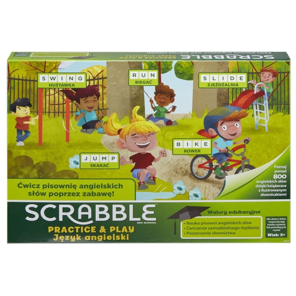 SCRABBLE PRACTICE AND PLAY GGB32 GRA ANGIELSKI