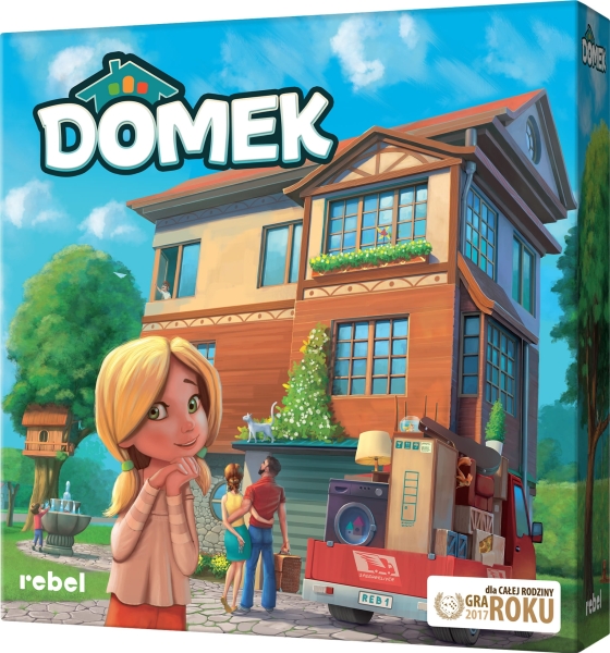 DOMEK GRA PLANSZOWA RODZINNA STRATEGICZNA