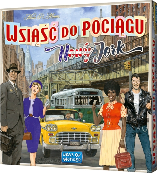 WSIĄŚĆ DO POCIĄGU NOWY JORK GRA PLANSZOWA