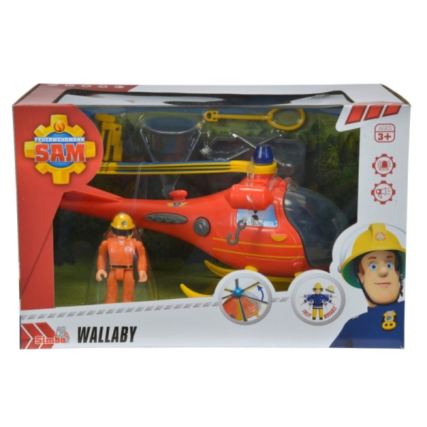 STRAŻAK SAM HELIKOPTER RATOWNICZY Z FIGURKĄ