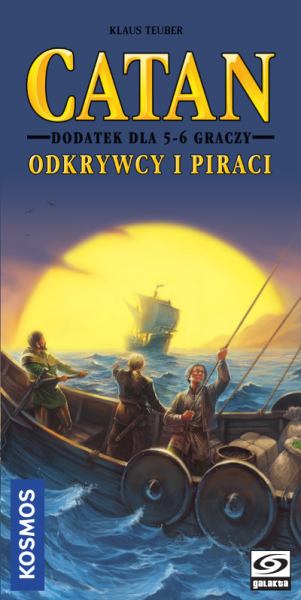 CATAN ODKRYWCY I PIRACI DODATEK DLA 5-6 GRACZY NOWA EDYCJA