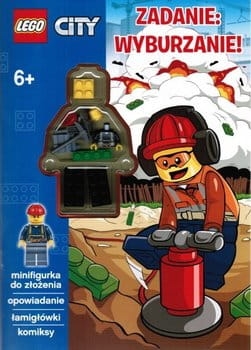 LEGO CITY ZADANIE WYBURZANIE MINIFIGURKA ŁAMIGŁÓWKI 