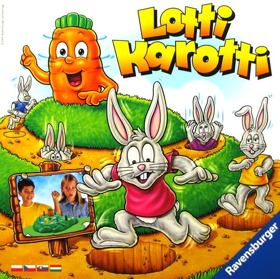 LOTTI KAROTTI GRA FAMILIJNA WYŚCIG ZAJĄCZKI