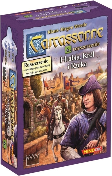 CARCASSONNE 6 HRABIA KRÓL I RZEKA EDYCJA 2 DODATEK DO GRY