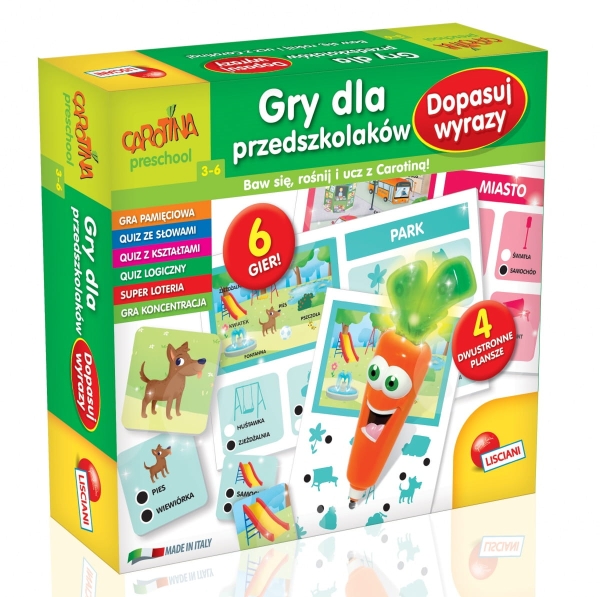 CAROTINA GRY DLA PRZEDSZKOLAKÓW ZWIERZĘTA W ŚRODOWISKU