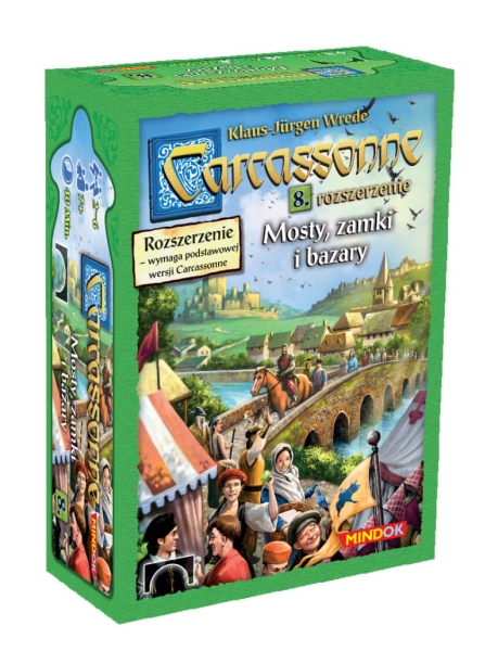 CARCASSONNE MOSTY ZAMKI I BAZARY ROZSZERZENIE DO GRY