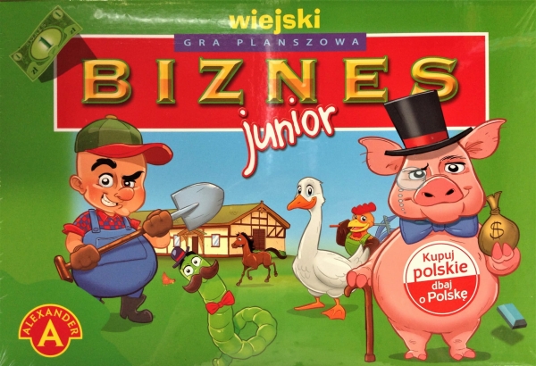 BIZNES WIEJSKI JUNIOR GRA PLANSZOWA