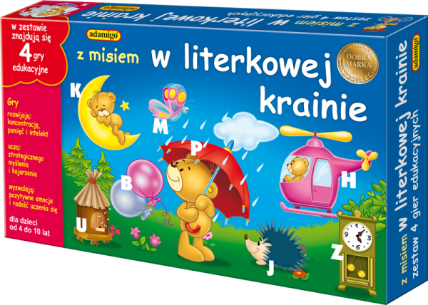 Z MISIEM W LITERKOWEJ KRAINIE GRA EDUKACYJNA