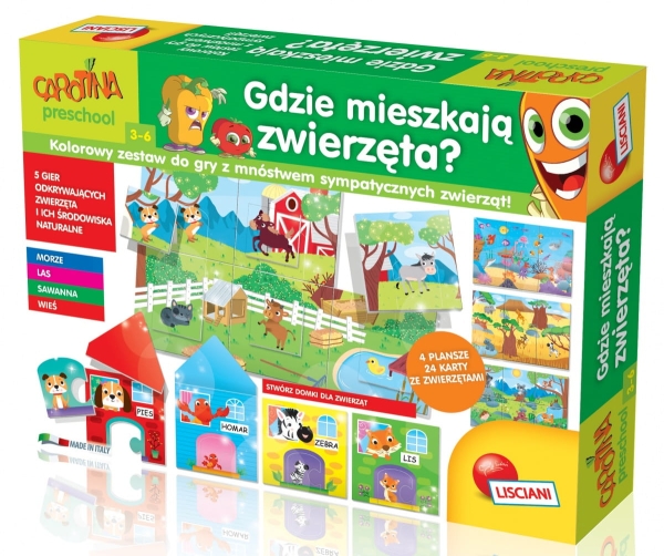 CAROTINA GDZIE MIESZKAJĄ ZWIERZĘTA GRA EDUKACYJNA