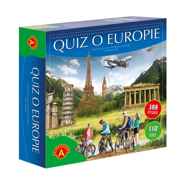 QUIZ O EUROPIE GRA EDUKACYJNA RODZINNA