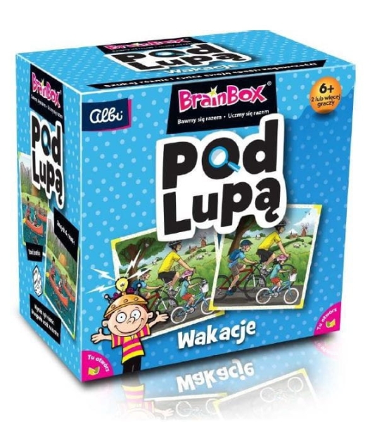 BRAINBOX POD LUPĄ WAKACJE GRA ZNAJDŹ RÓŻNICE